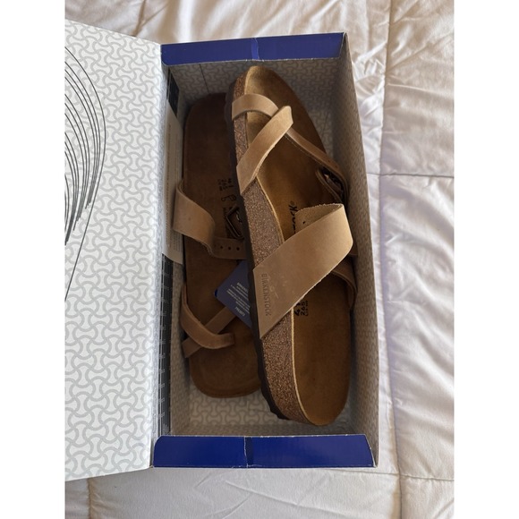 New Birkenstock Mayari Oiled Leather (Tobacco Brown) Size 41 Sandals 1011433 - Picture 6 of 7